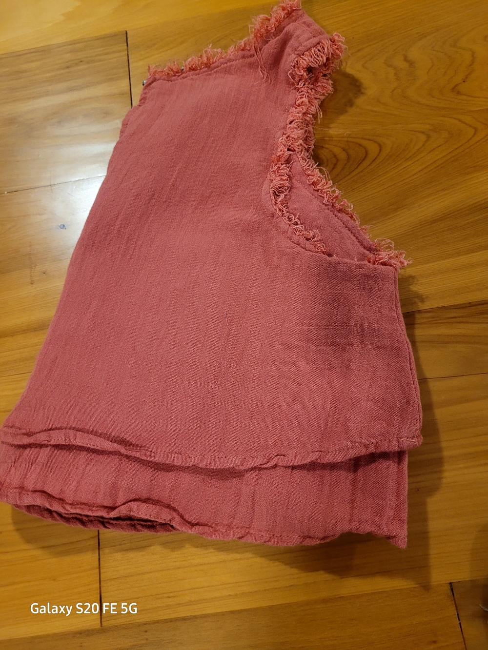 Altar'd State Textured Sleeveless Top in Dusty Rose
